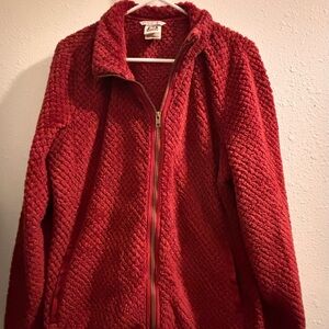 Avalanche Women's Deep Red Fleece Jacket